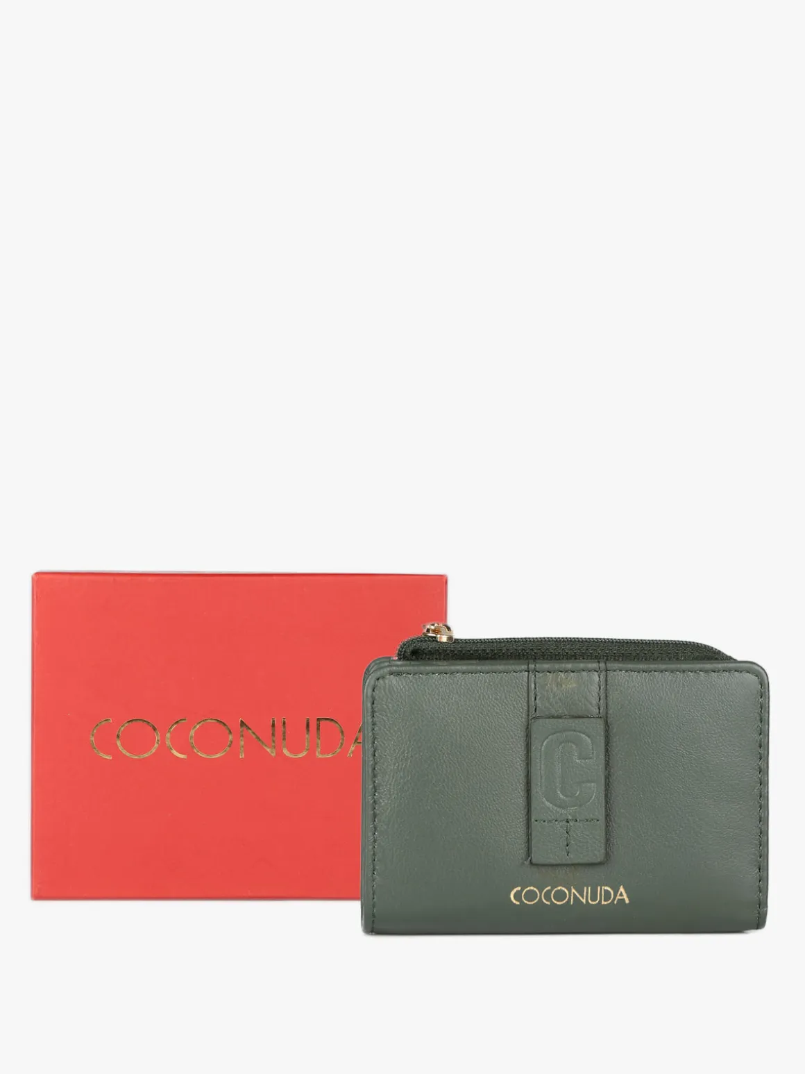 Coconuda Portafoglio verticale in pelle da donna
