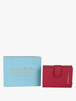 Coconuda Portatessere da donna in pelle con clip