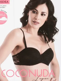 Coconuda Reggiseno in pizzo imbottito con ferretto COPPA B