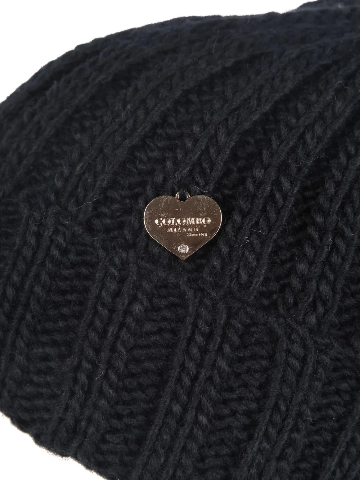 Colombo Cappellino con pompon colorato