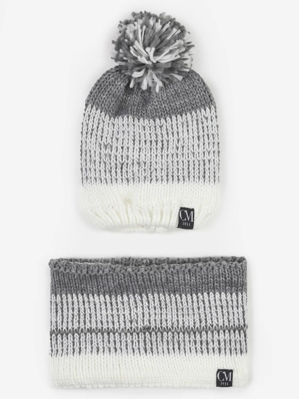 Colombo Set bambini cappello + scaldacollo in maglia