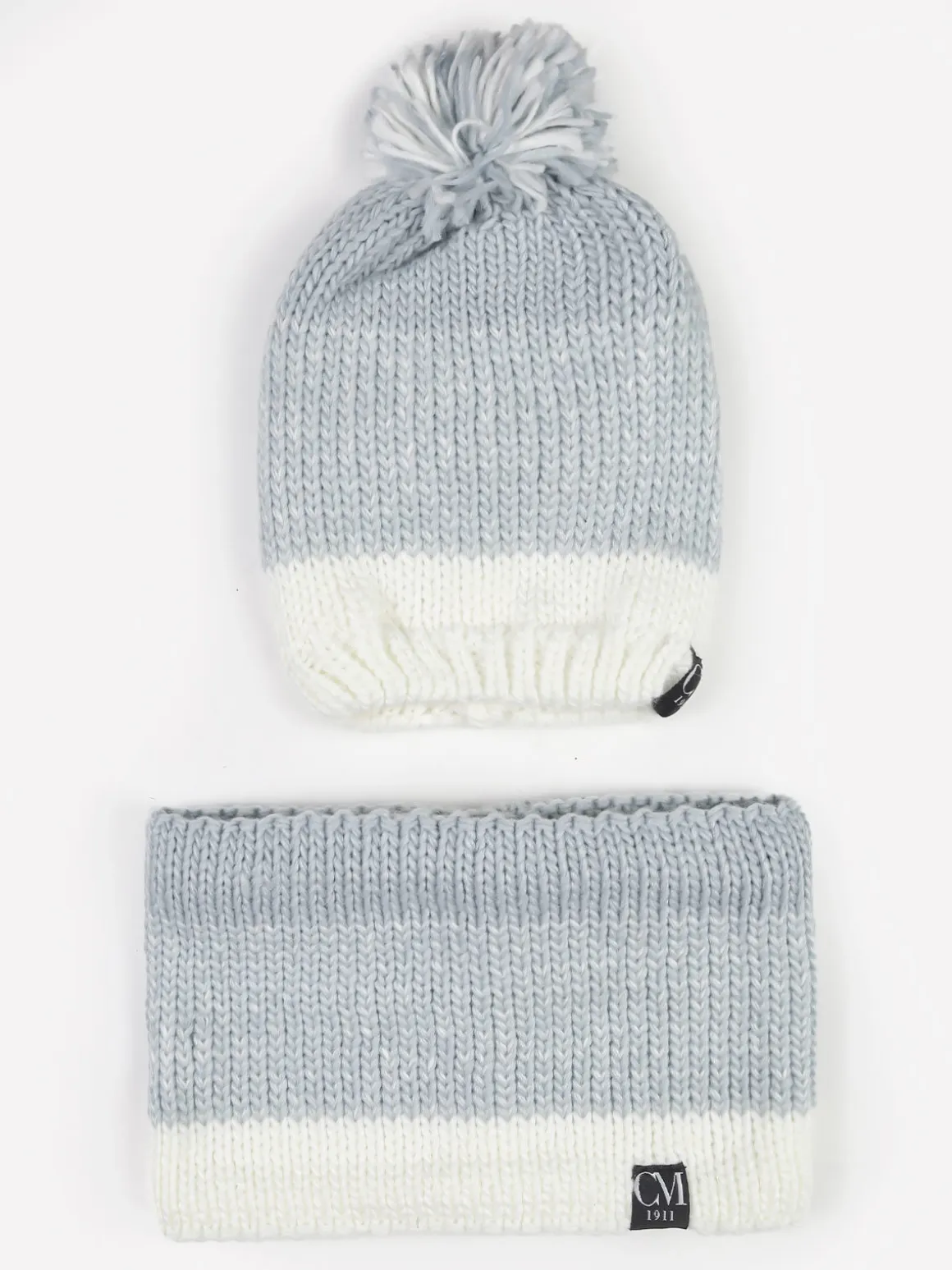 Colombo Set bambini cappello + scaldacollo in maglia