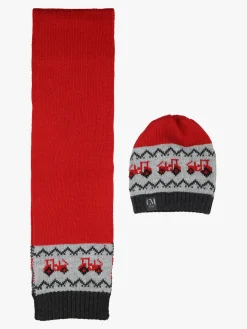 Colombo Set da bambino cappello e sciarpa in maglia
