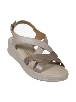 Confosana Sandali donna comfort con zeppa