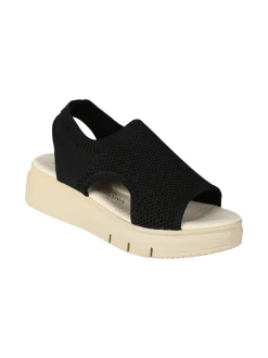 Confosana Sandali donna in tessuto con platform