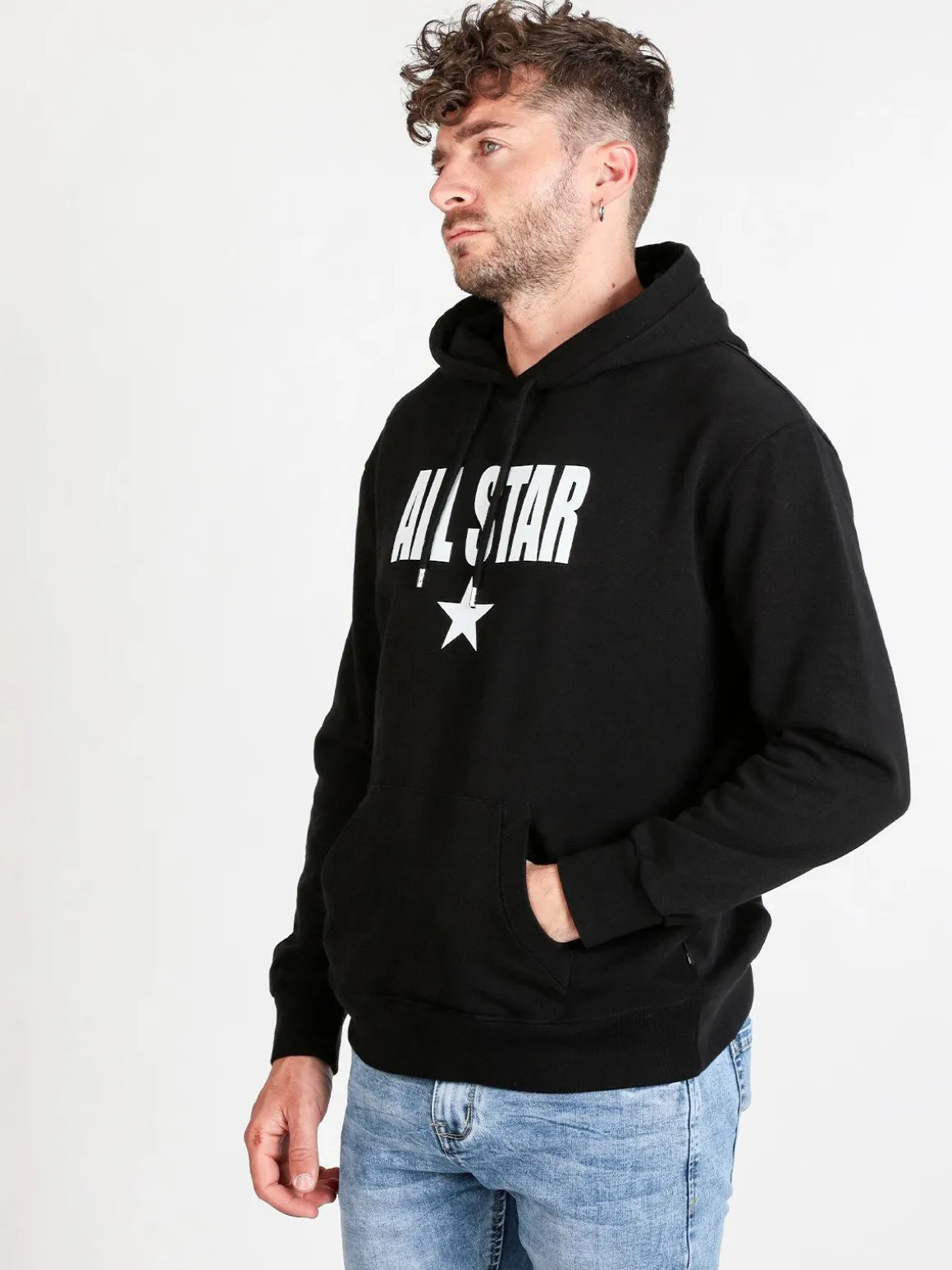 Converse All Star felpa uomo con cappuccio