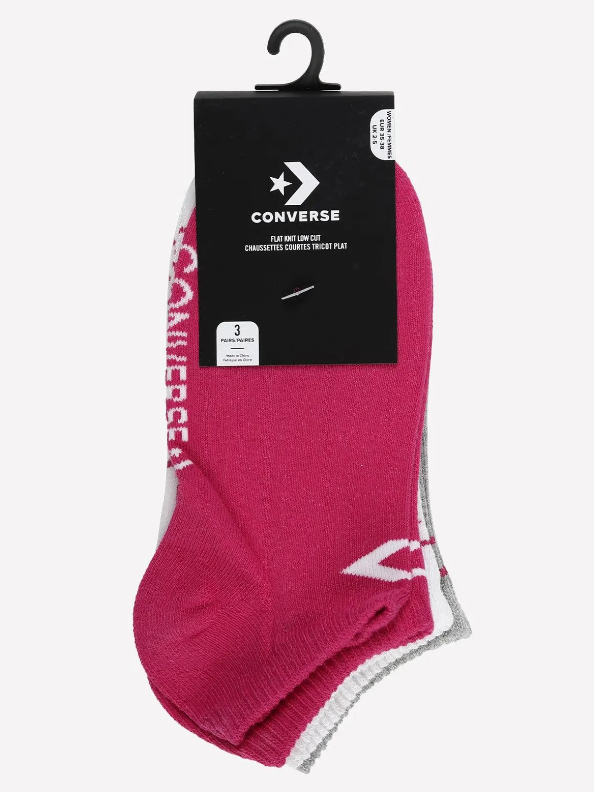 Converse Calze corte in cotone 3 paia