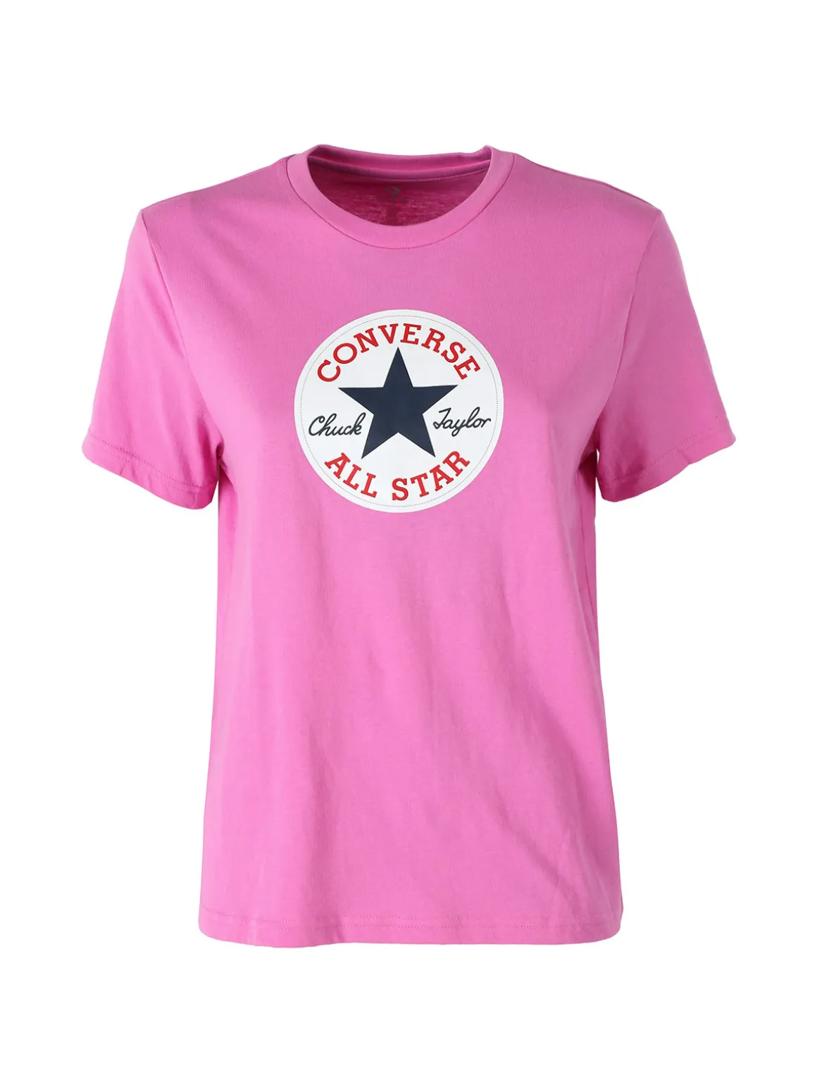 Converse CHUCK PATCH TEE - T-shirt donna con logo - rosa