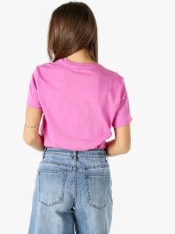 Converse CHUCK PATCH TEE - T-shirt donna con logo - rosa