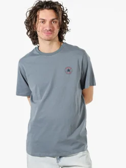 Converse CORE CHUCK PATCH TEE t-shirt uomo in cotone con logo - avion