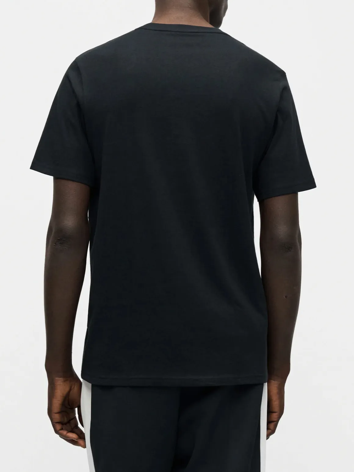 Converse CORE CHUCK PATCH TEE t-shirt uomo in cotone con logo - nero