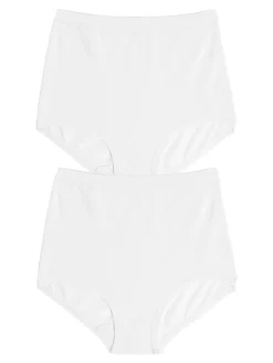 Cotonella Confezione da 2 maxi slip donna in cotone bielastico