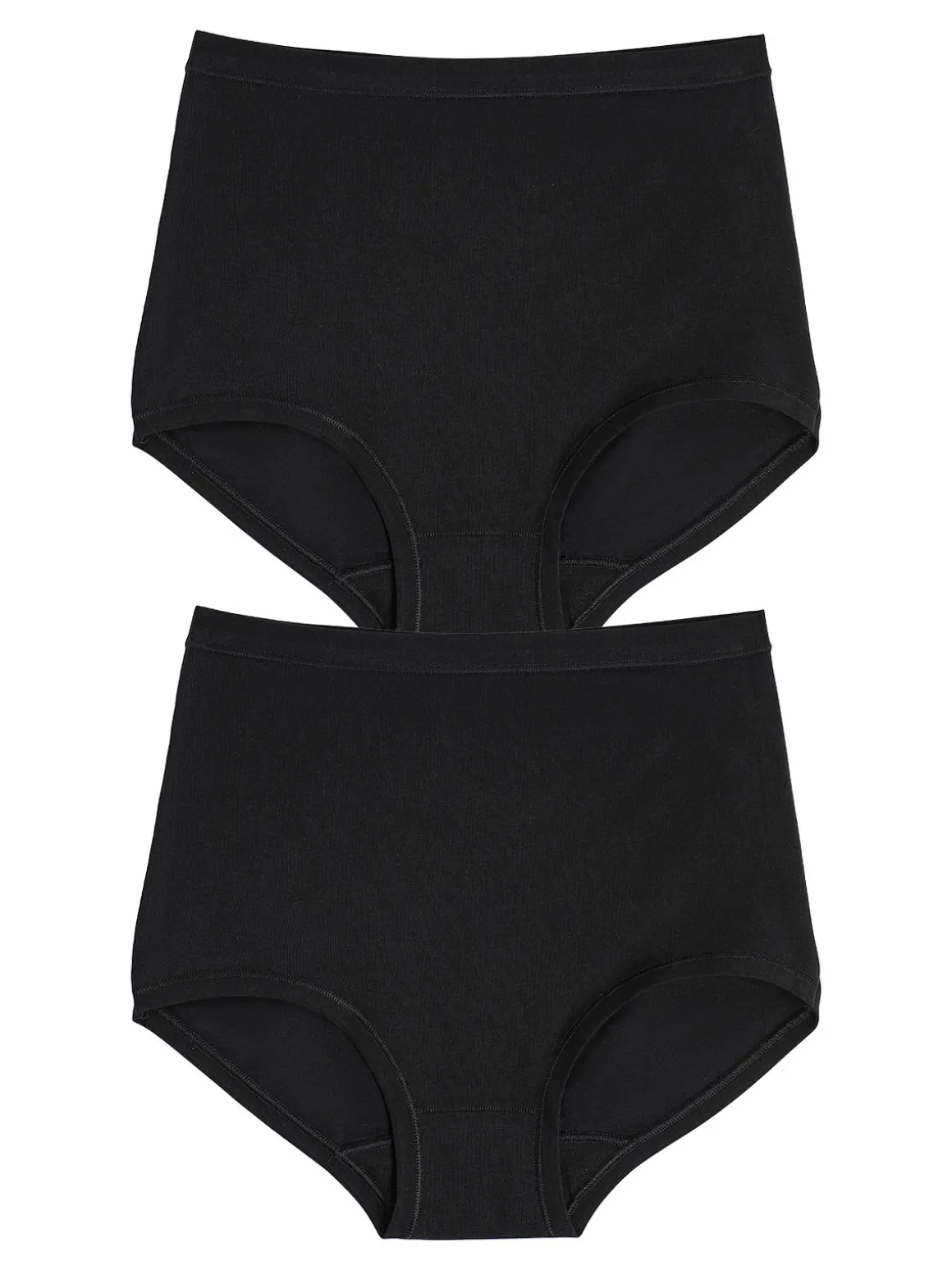 Cotonella Confezione da 2 maxi slip donna in cotone bielastico