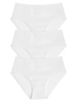 Cotonella Confezione da 3 midi slip in cotone bielastico