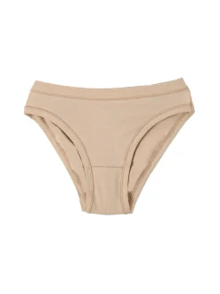 Cotonella Confezione da 3 slip donna in cotone bielastico - sabbia