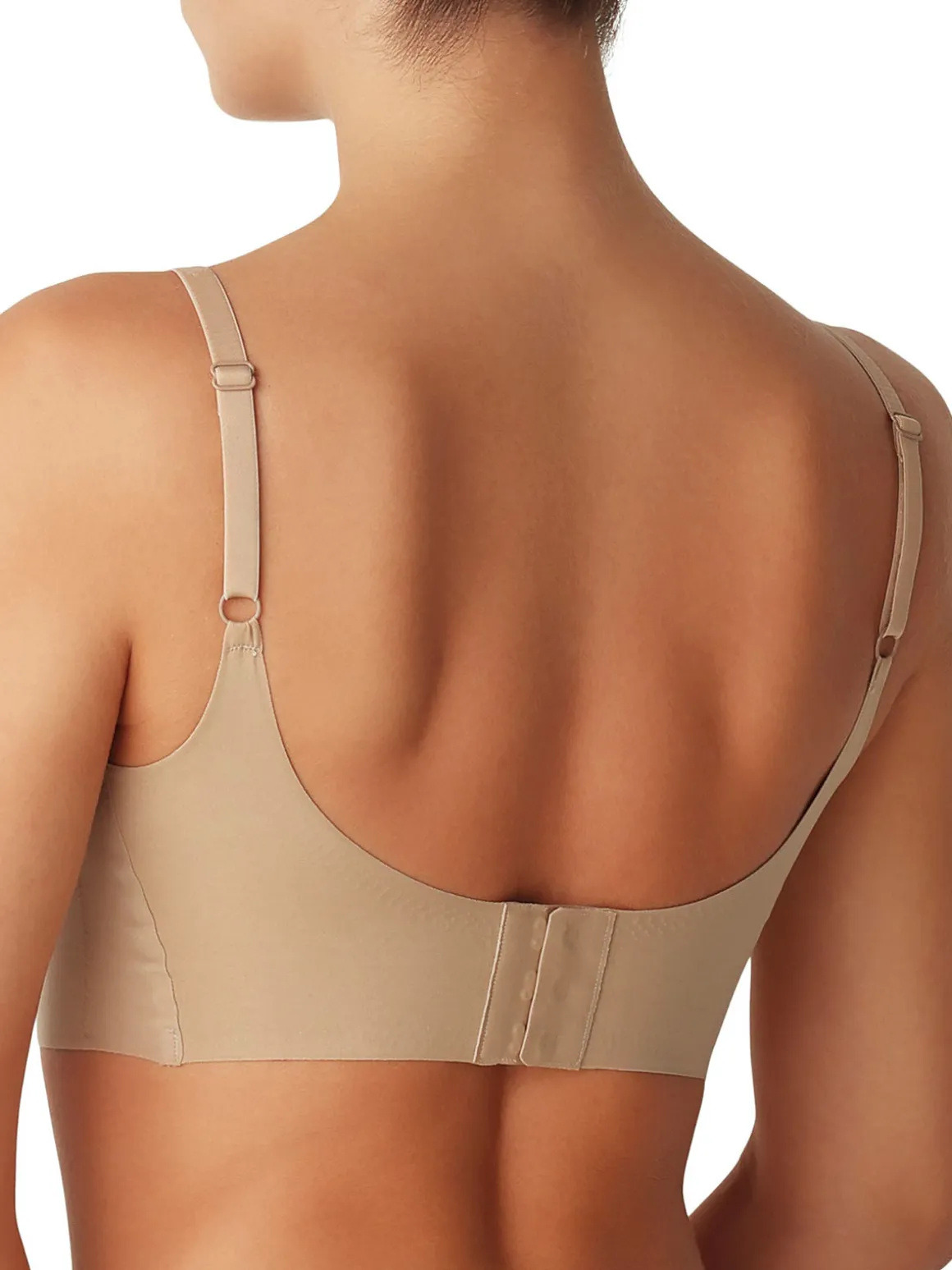 Cotonella Reggiseno donna comfort in mircofibra a taglio vivo senza ferretto COPPA B- beige