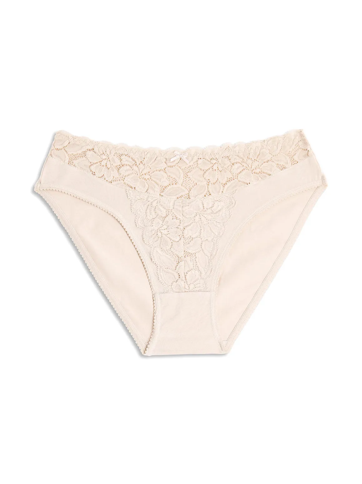 Cotonella Slip donna in cotone modal e pizzo