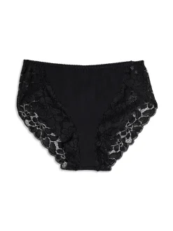 Cotonella Slip midi donna in pizzo