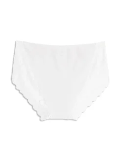 Cotonella Slip midi donna in pizzo
