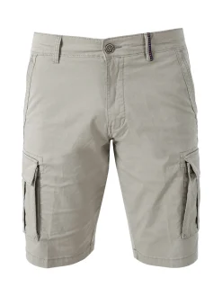 Cotton Belt Bermuda cargo da uomo in cotone stretch - sabbia