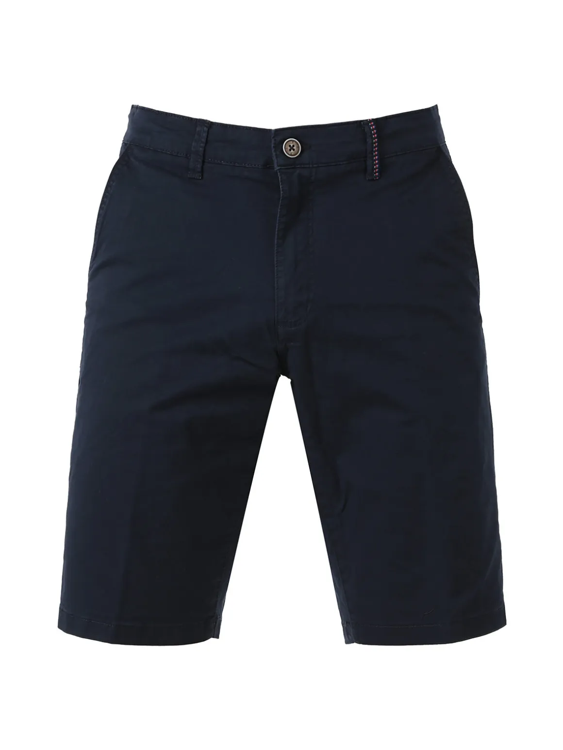 Cotton Belt Bermuda da uomo in cotone stretch - blu scuro