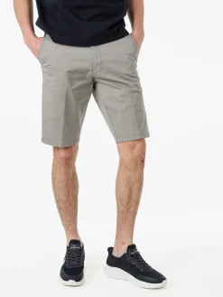 Cotton Belt Bermuda da uomo in cotone stretch - grigio