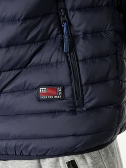 Cotton Belt Gilet da uomo imbottito - blu scuro