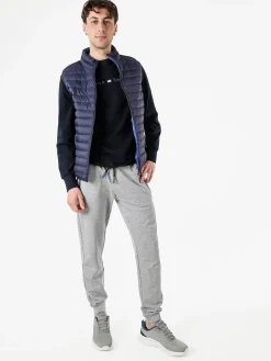 Cotton Belt Gilet da uomo imbottito - blu scuro