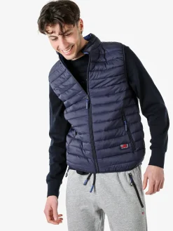 Cotton Belt Gilet da uomo imbottito - blu scuro
