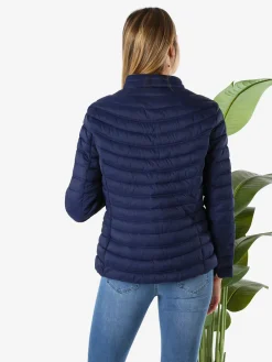 Cotton Belt Giubbino donna 100 grammi con zip - blu scuro