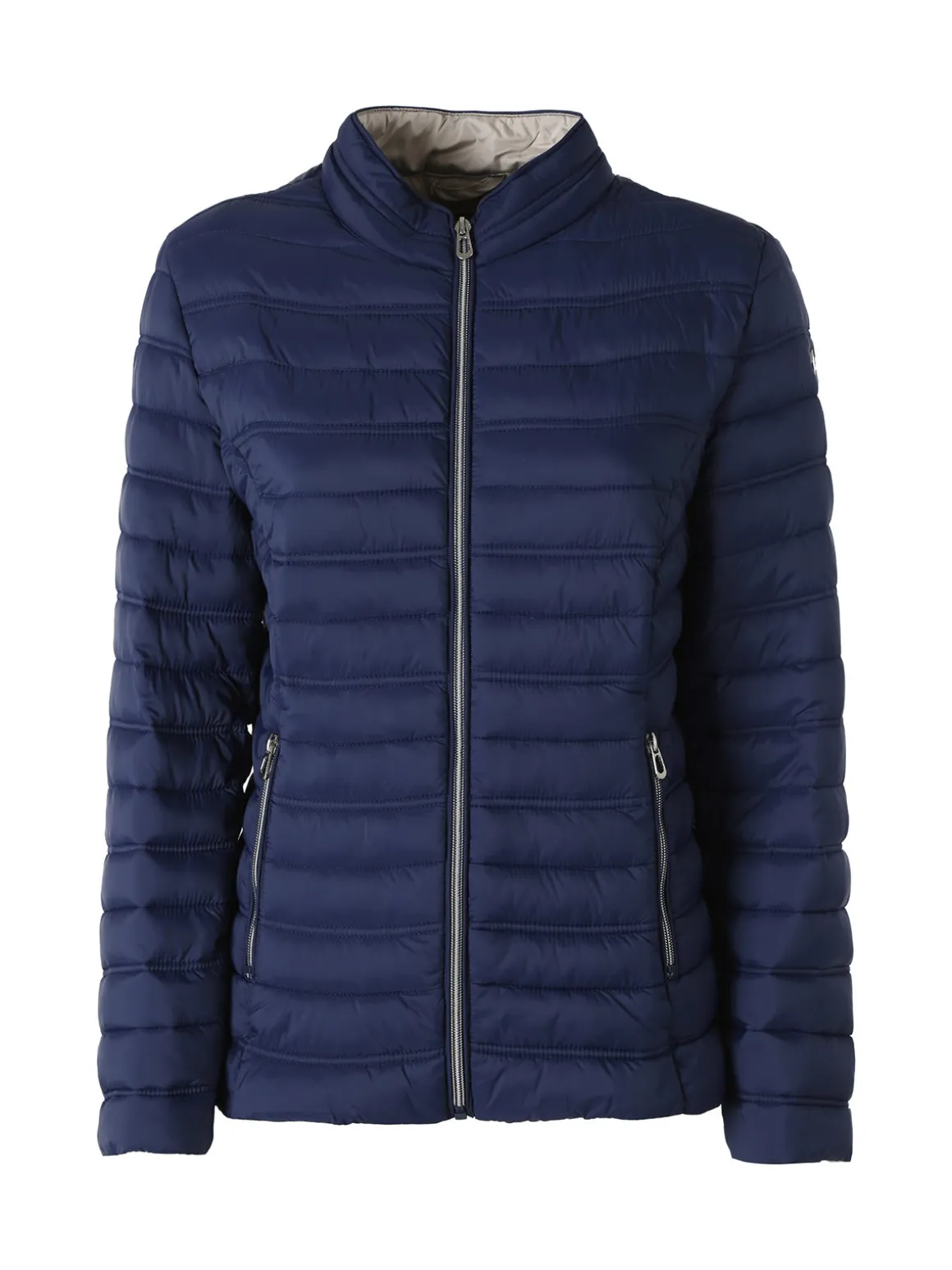 Cotton Belt Giubbino donna 100 grammi con zip - blu scuro