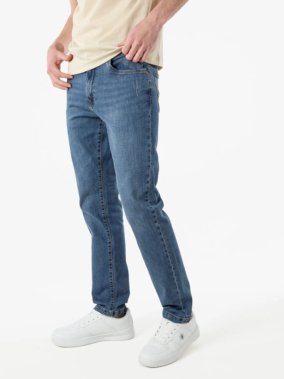 Cotton Belt Jeans da uomo regular fit stretch - jeans