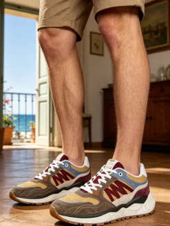 Cotton Belt Sneakers da uomo stringate