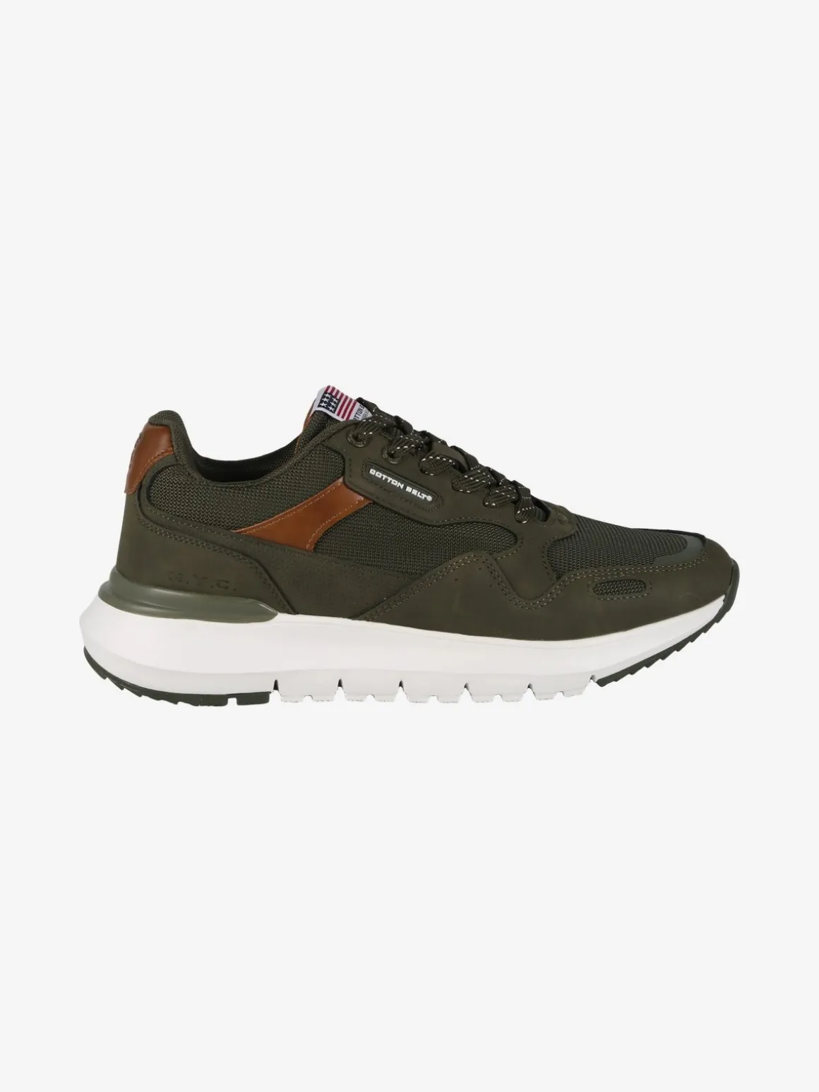 Cotton Belt Sneakers da uomo stringate