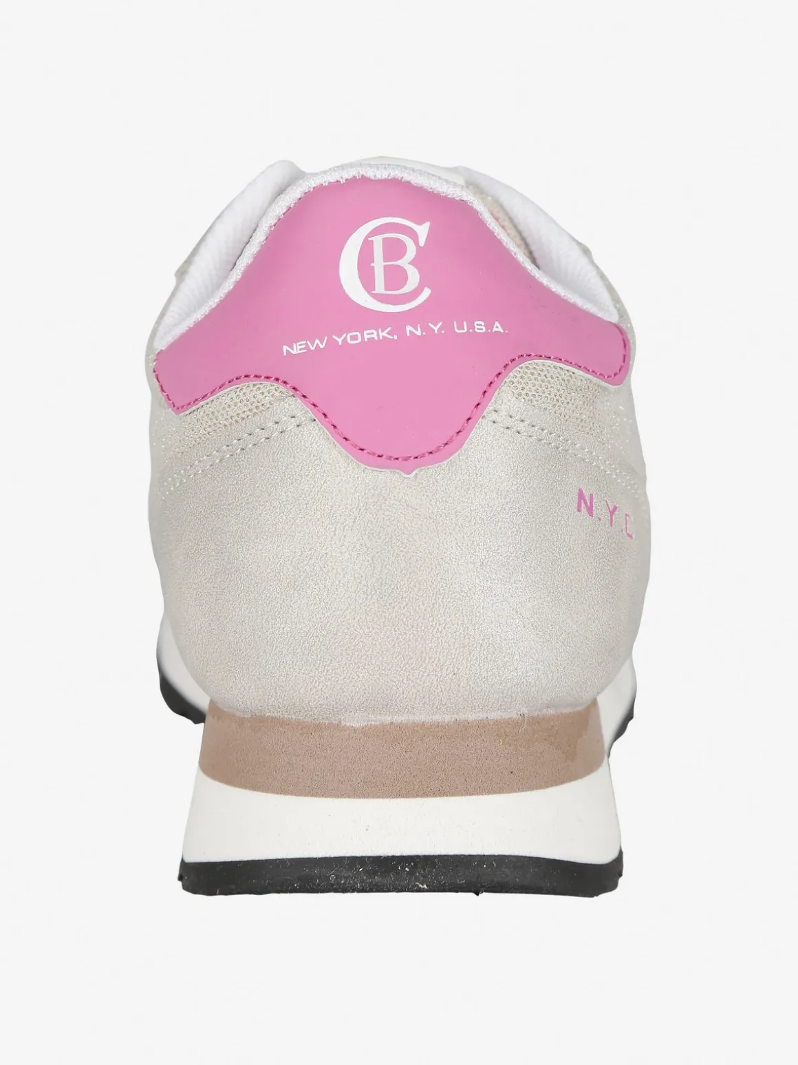 Cotton Belt Sneakers donna con platform e glitter