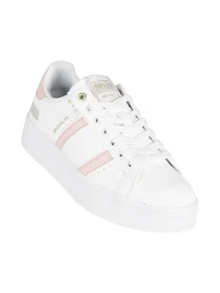 Cotton Belt Sneakers stringata donna con platform