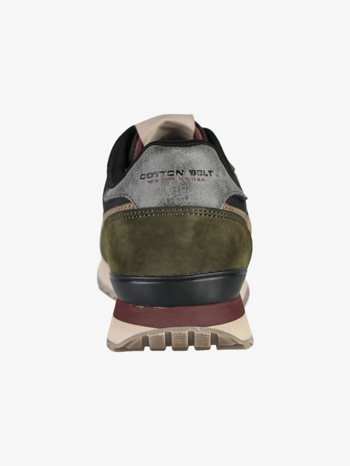 Cotton Belt Sneakers uomo stringate - verde