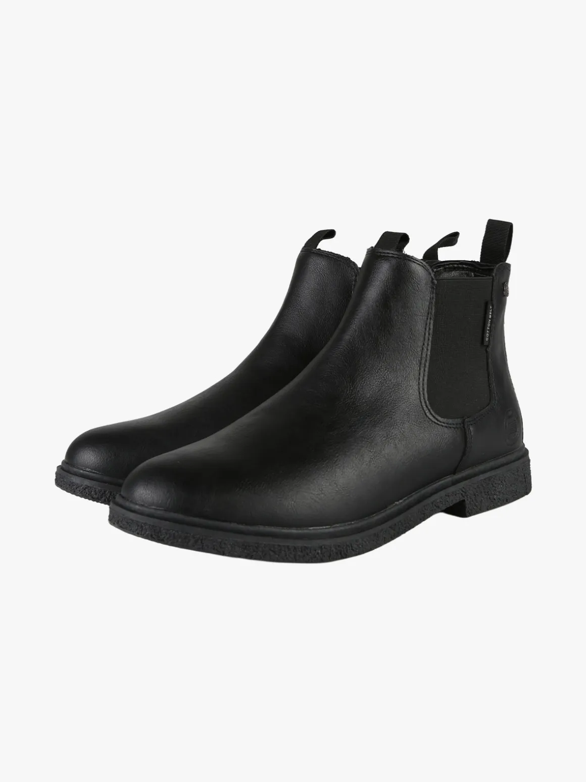Cotton Belt Stivaletti da uomo in ecopelle - nero