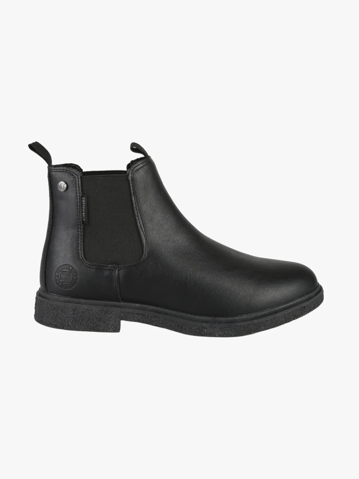 Cotton Belt Stivaletti da uomo in ecopelle - nero