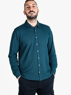 Coveri Collection Camicia da uomo a righe regular fit in cotone