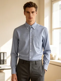 Coveri Collection Camicia da uomo a quadretti regular fit in cotone