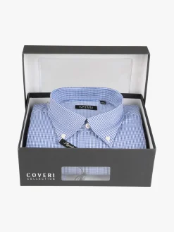 Coveri Collection Camicia da uomo a quadretti regular fit in cotone