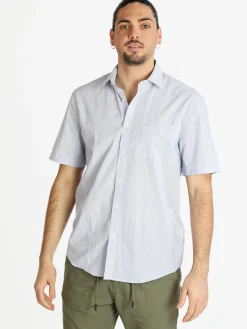 Coveri Collection Camicia da uomo a maniche corte in cotone
