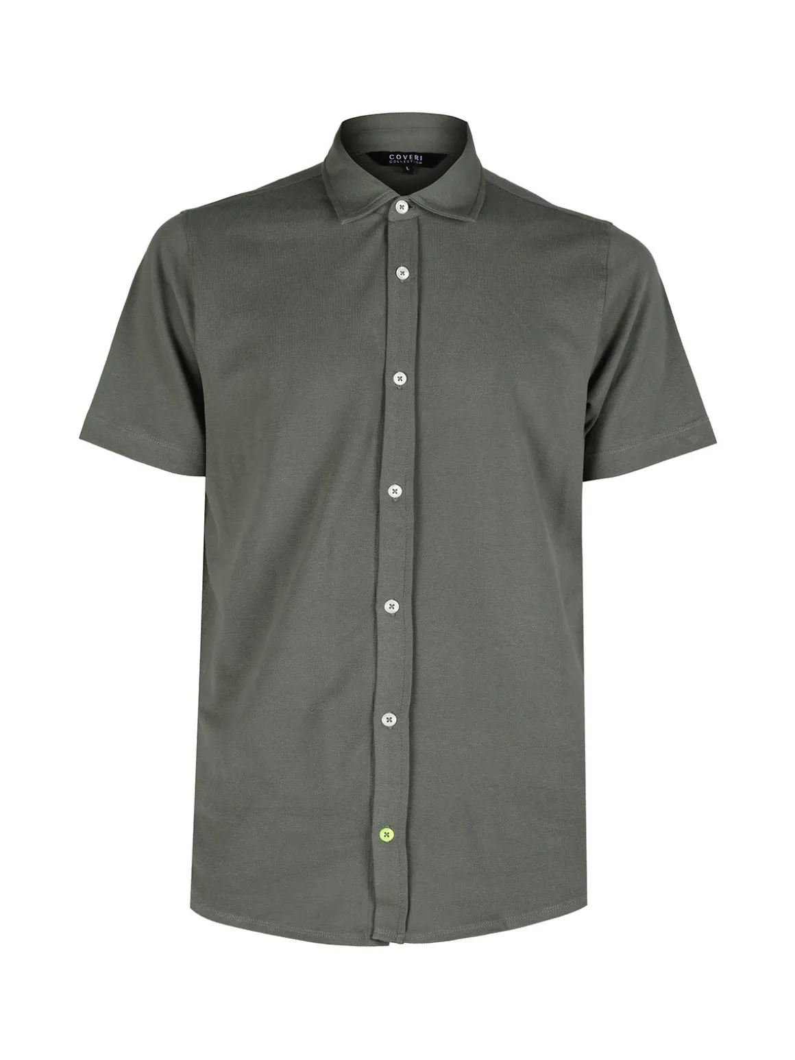 Coveri Collection Camicia da uomo a maniche corte in cotone