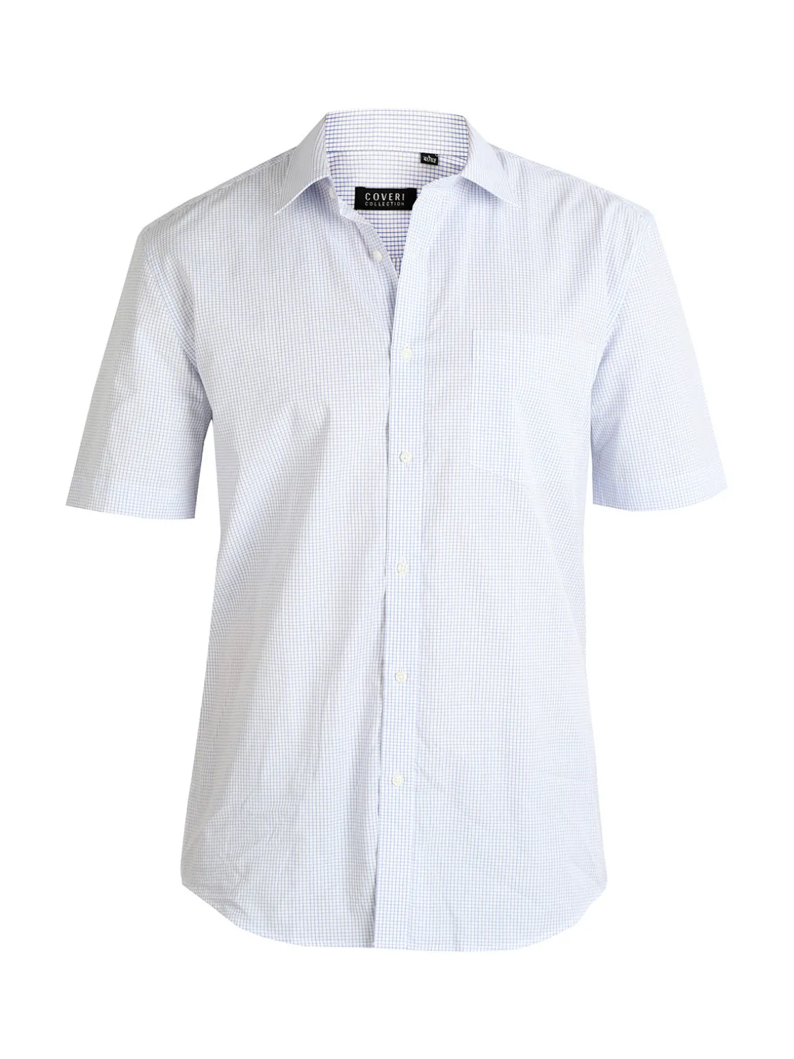 Coveri Collection Camicia da uomo a maniche corte in cotone