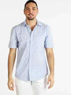 Coveri Collection Camicia da uomo a maniche corte in cotone