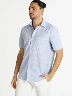Coveri Collection Camicia da uomo a maniche corte in cotone