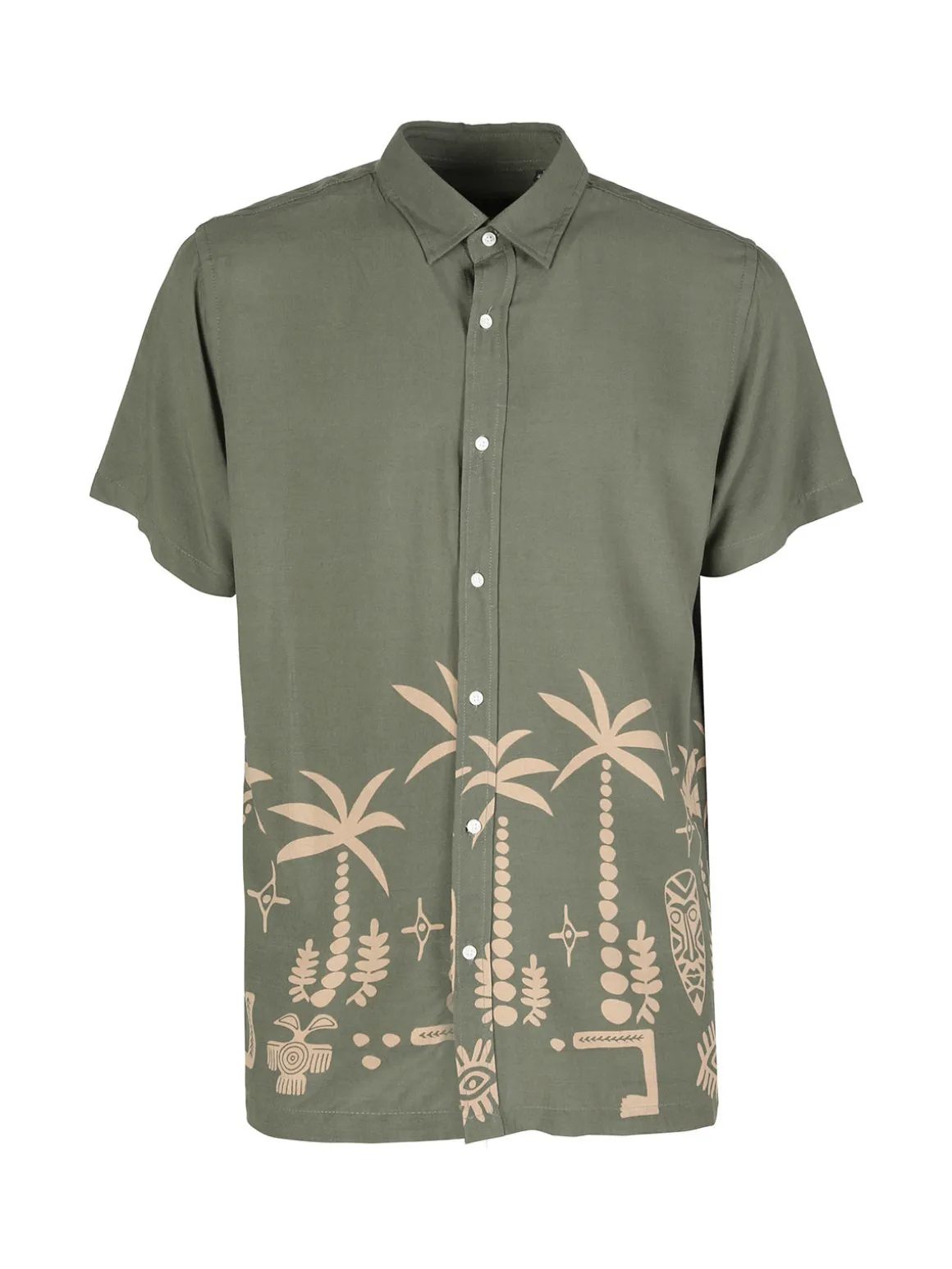 Coveri Collection Camicia floreale da uomo a maniche corte