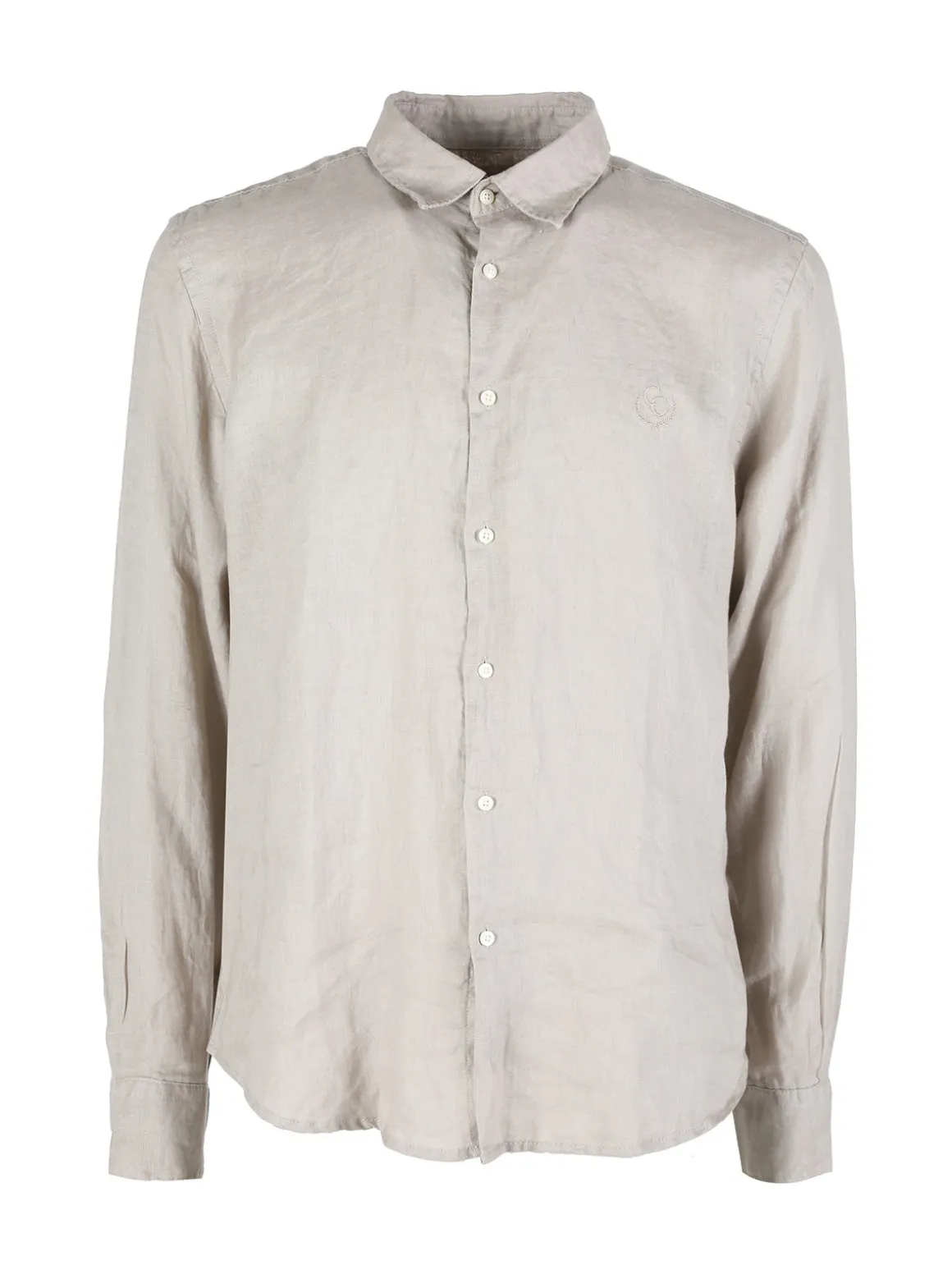 Coveri Collection Camicia in lino da uomo a maniche lunghe