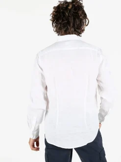 Coveri Collection Camicia in lino da uomo a maniche lunghe